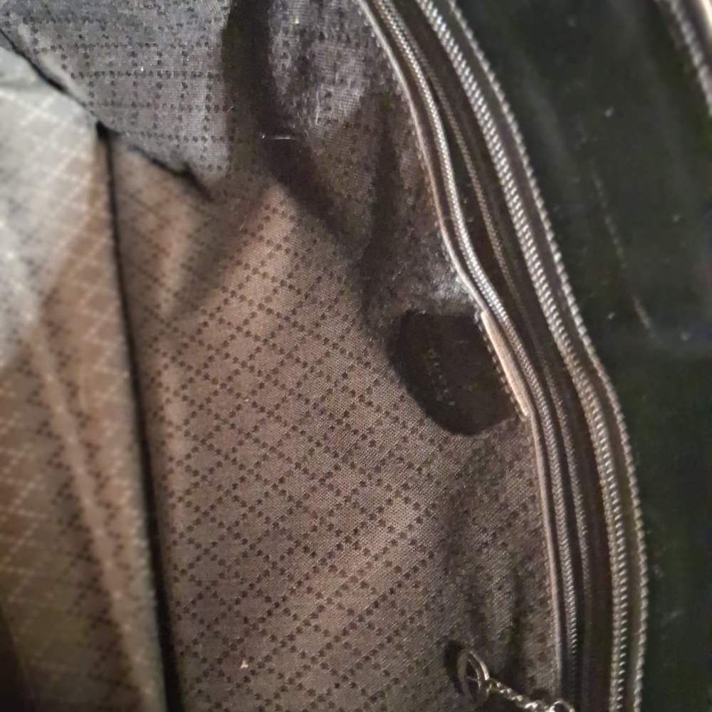 Black Tote Bag with Silver Accents - Picture 13 of 16